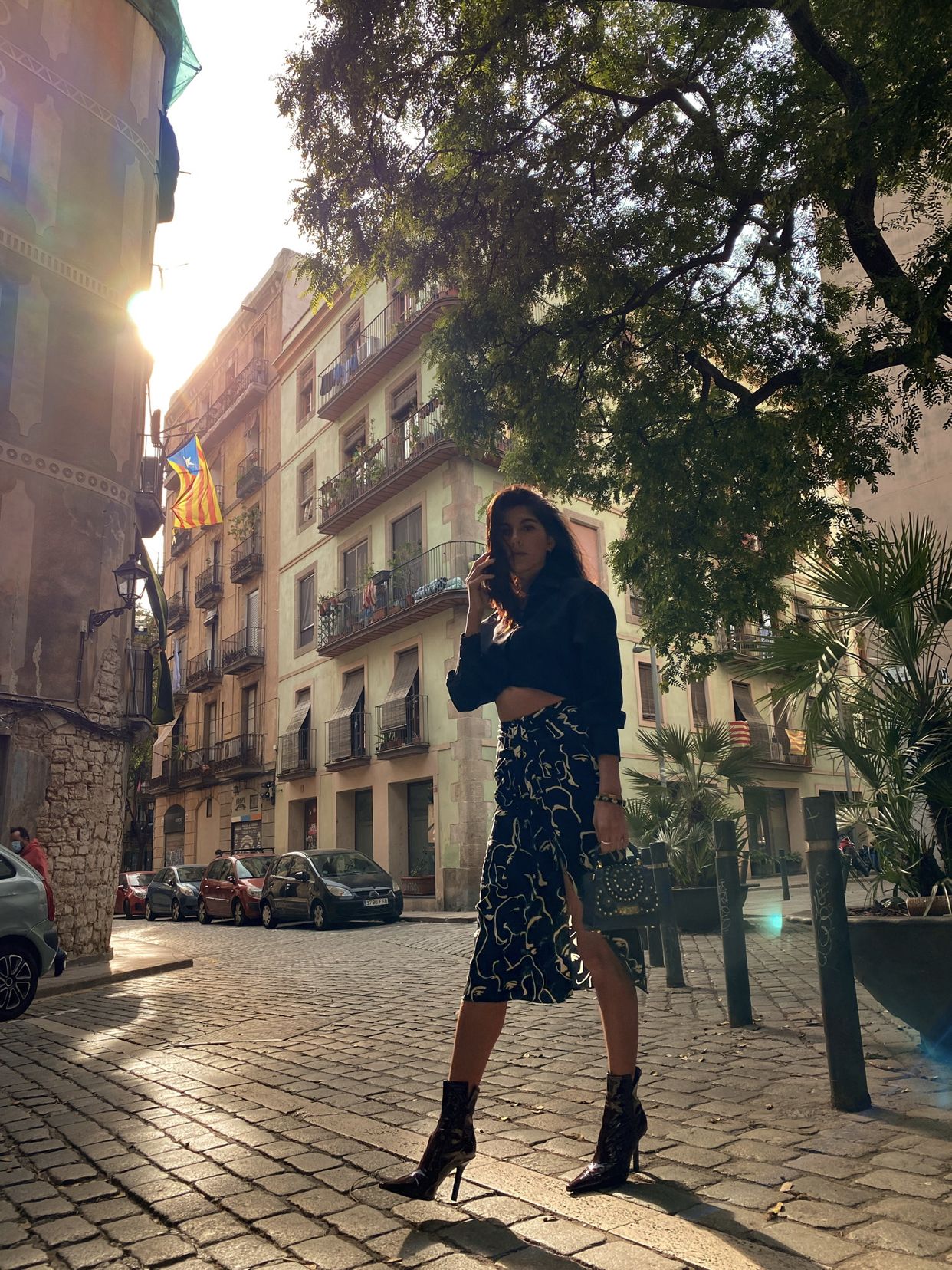 Outfit picture for the fall in Barcelona